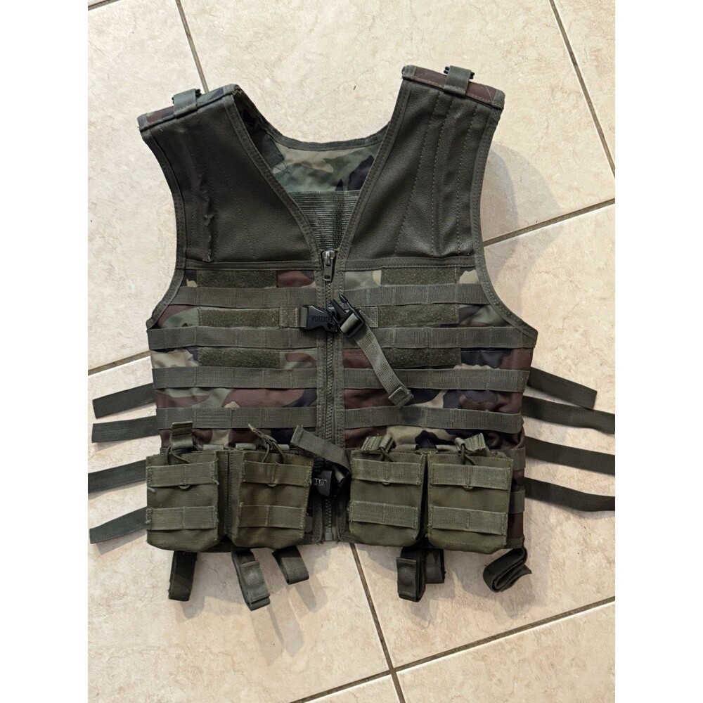 Voodoo Tactical Armor Carrier Vest Camo XL Military Paintball adjustable L